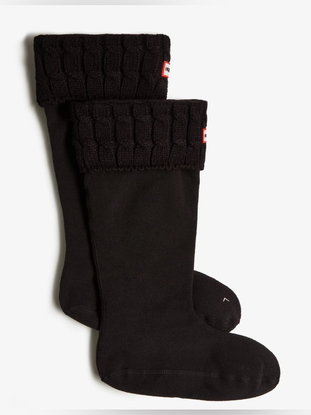 NIB Hunter 6 Stitch Cable Tall Boot Socks